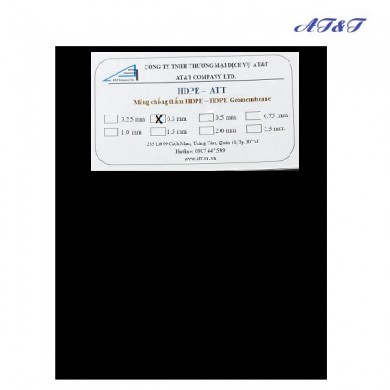 Bạt lót ao tôm công nghệ thổi 0,3mm Bạt lót ao tôm công nghệ thổi 0,3mm